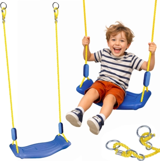 Altalena da giardino per bambini con corde regolabili