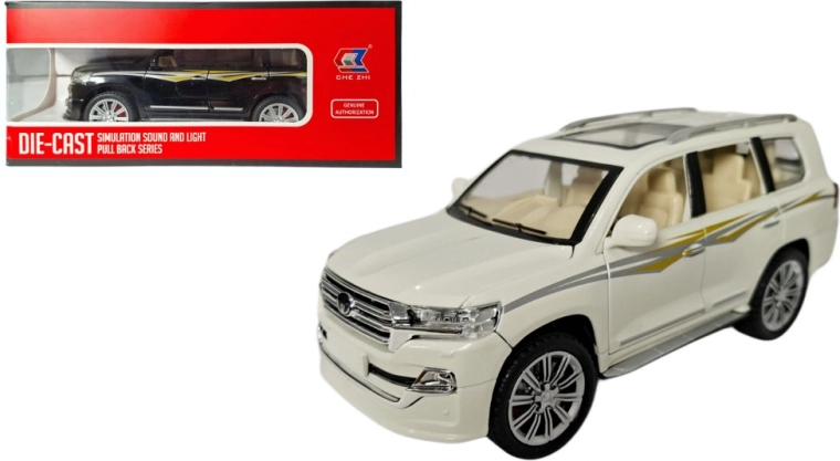 Modello in metallo Toyota 1:24 con luce e suono