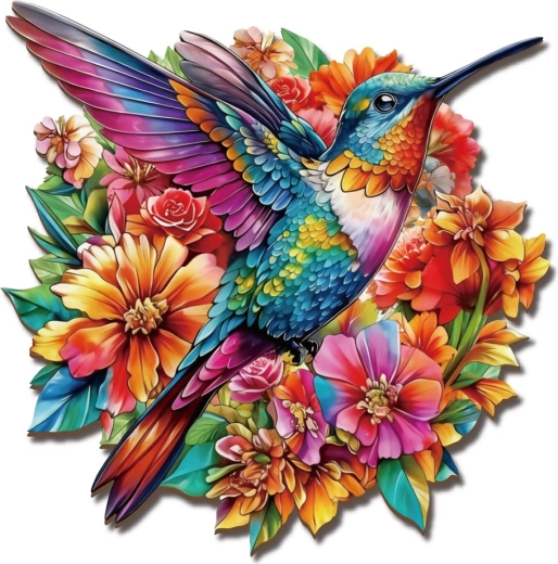 2Kids Toys puzzle in legno colibrì