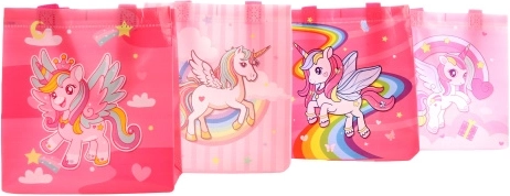 Busta regalo con motivo unicorno, 21 × 23,5 × 11 cm