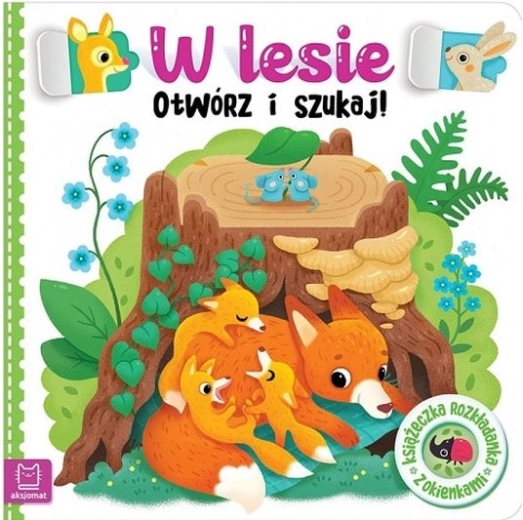 Nel bosco – apri e cerca! libro pieghevole con finestrelle