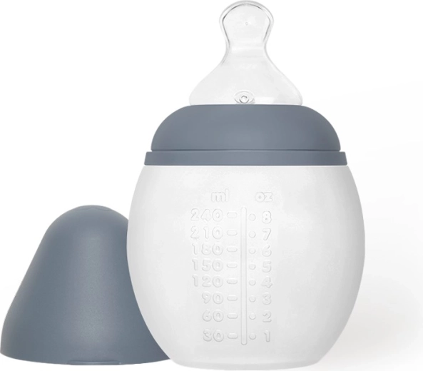 Biberon anticolica Élhée 240 ml Blue Grey - 1 pezzo