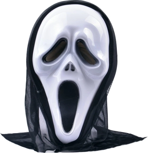 Maschera di Halloween spaventosa con cappuccio