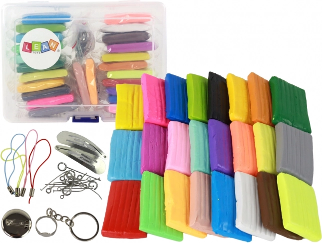 Set creativo di plastilina con 24 colori e accessori