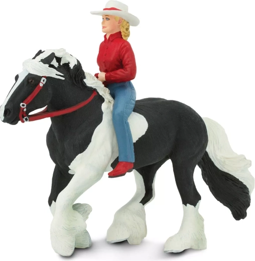 Safari Ltd. figura di cavallerizza a cavallo