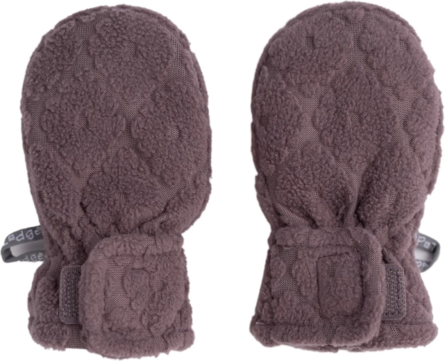 Guanti Lodger senza pollice Mittens Folklore Fleece mauve 1–2 anni