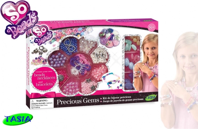 Tasia set di perline Gemme scintillanti