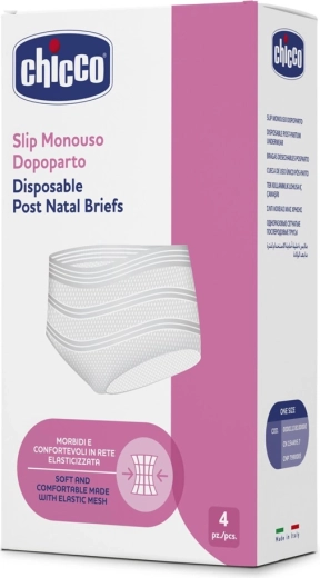 Chicco mutandine monouso a rete elastiche, 4 pz