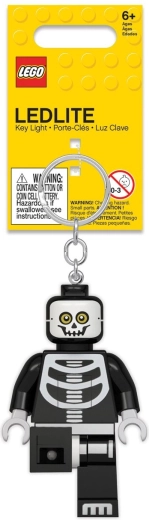 LEGO Classic portachiavi scheletro con torcia - 1 pezzo