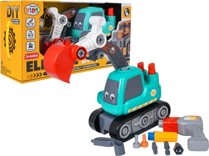 Escavatore per bambini smontabile con accessori - 1 pezzo