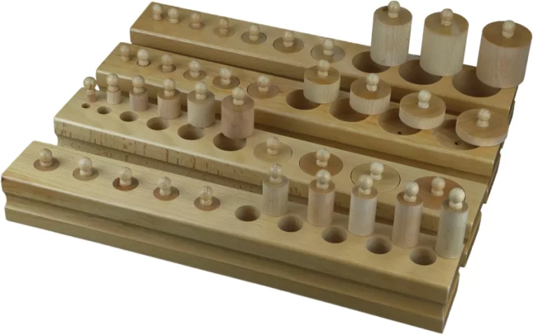 Cilindri con pomelli Moyo Montessori