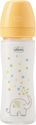 Biberon in vetro Chicco Perfect Easy 240 ml con flusso lento 0m+