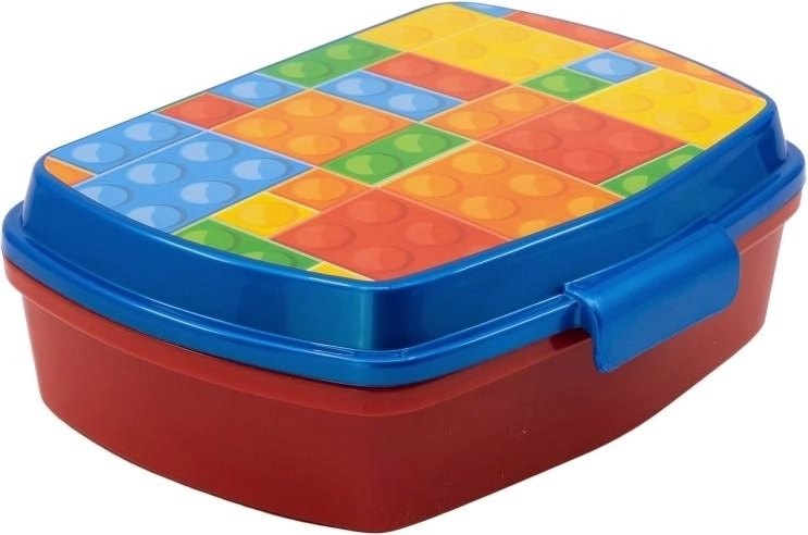 Porta pranzo in plastica Blocchi 17,5 × 14,5 × 6,5 cm
