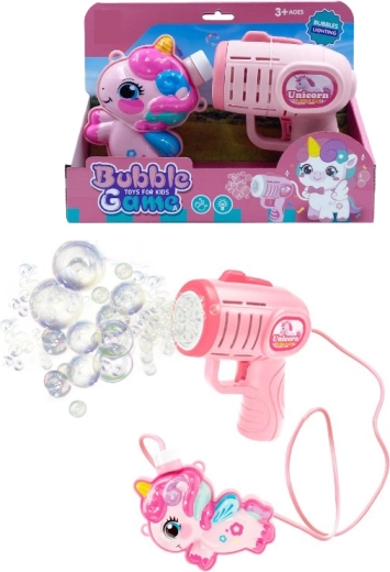 Pistola per bolle 2 in 1 Unicorno