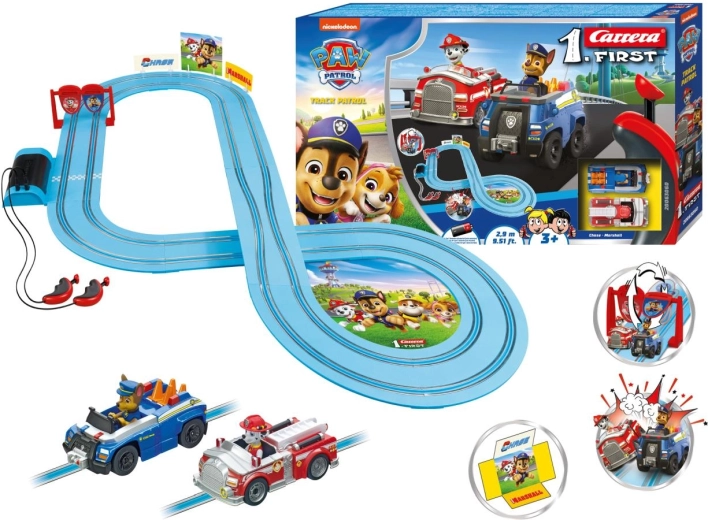 Carrera First Paw Patrol pista automobilistica Track Patrol 2,9 m