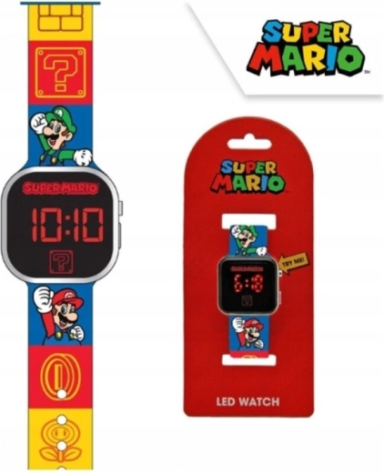 Orologio digitale LED per bambini Super Mario