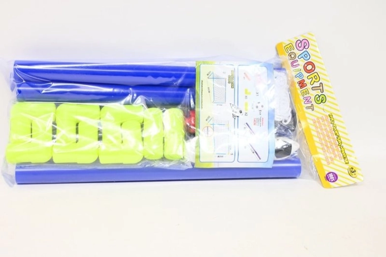 Porta da calcio pieghevole con pallone e pompa