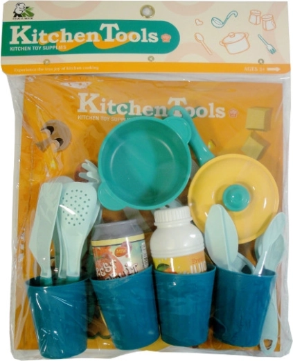 Set da cucina per bambini con stoviglie e accessori