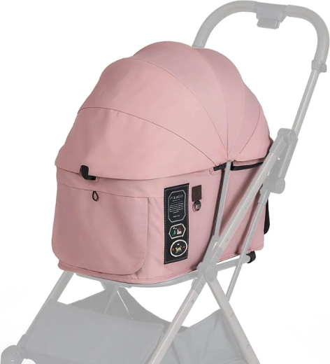 FIKAGO capottina e rivestimento per passeggino FTG2 mist pink