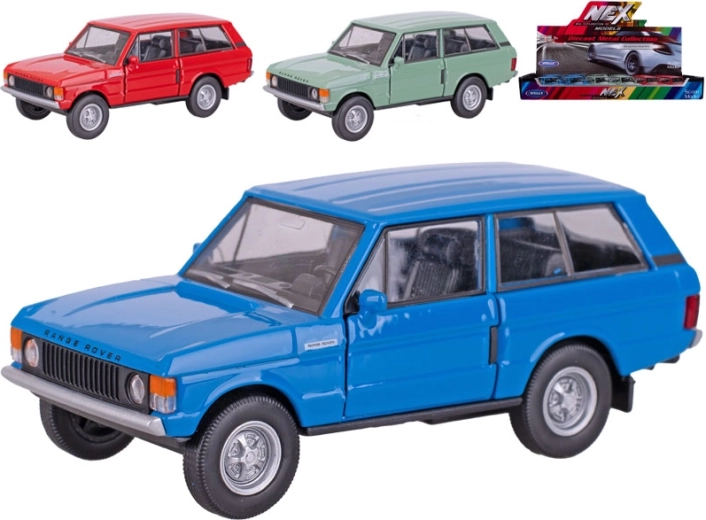 Modello in metallo Land Rover Range Rover 1970 Welly 11,5 cm a retrocarica