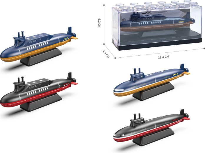 Modello in metallo di sottomarino 1:64 – più varianti
