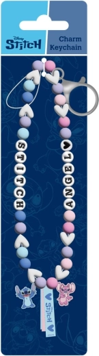 Lilo e Stitch laccetto per telefono con perline e ciondoli