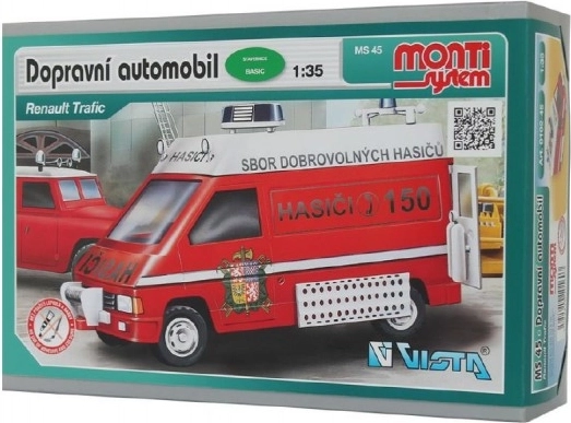 Kit di montaggio Monti System MS 45 Automezzo Renault Trafic 1:35 in scatola 22x16x5 cm