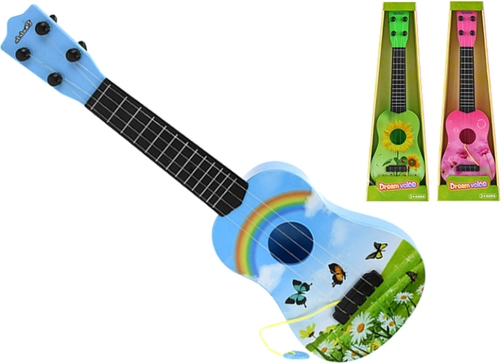 Chitarra ukulele per bambini 48 cm – giocattolo colorato per piccoli musicisti