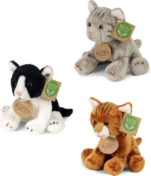 Gatti di peluche 14 cm eco-friendly