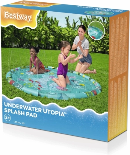 Tappetino spruzzatore d'acqua per bambini Bestway con fontana, 165 cm