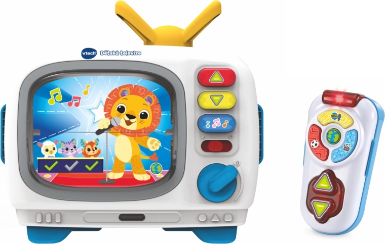 TV per bambini VTech in ceco con telecomando