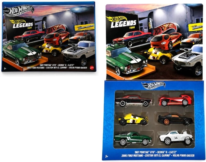 Set da collezione di auto Hot Wheels Legends Tour