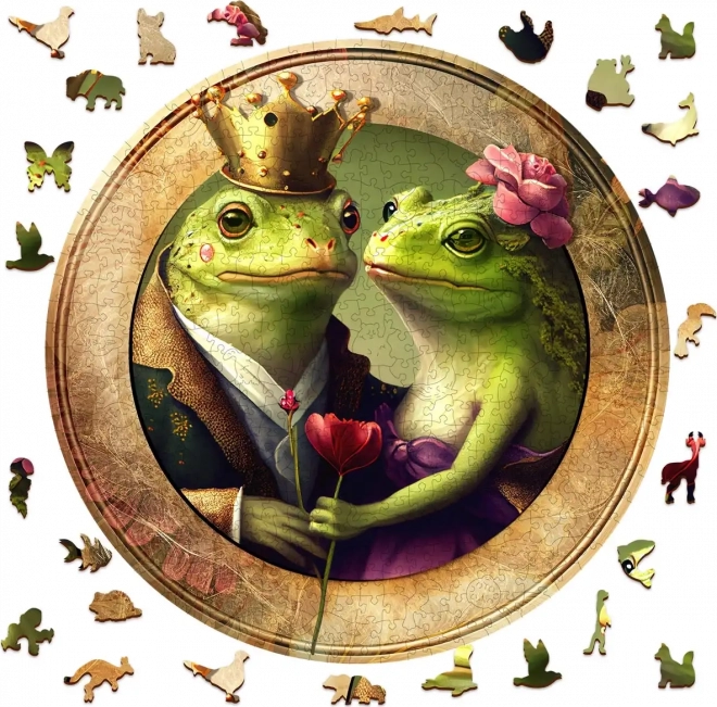 Puzzle di legno Amore e rane 505 pezzi