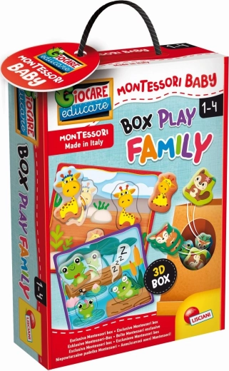 LISCIANI Gioco a incastri BOX PLAY FAMILY – cuccioli