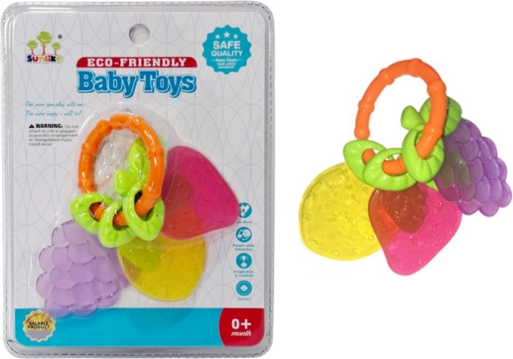 Sonaglino e massaggiagengive per neonati – frutta