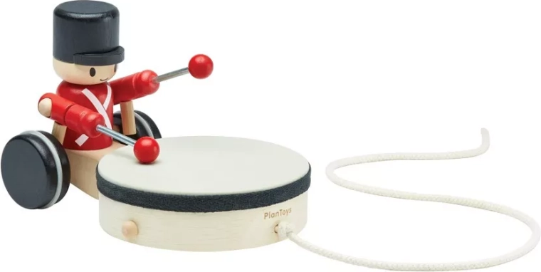 Bambolino tamburino da tirare PlanToys