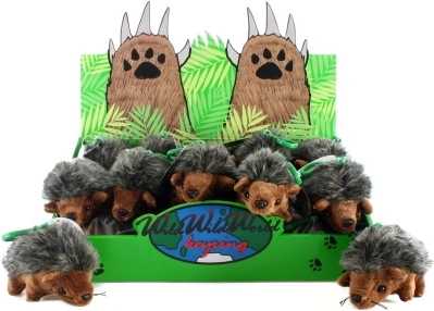 Riccio peluche portachiavi 13 cm