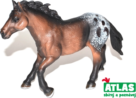 Figura cavallo marrone scuro 14 cm