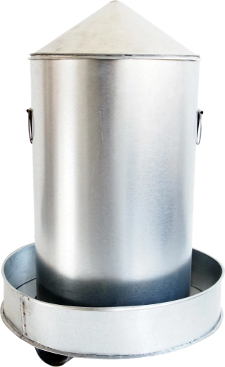 Tubo per cereali da 25 kg in metallo zincato