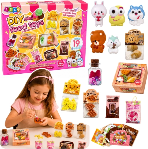 Set creativo fai-da-te per realizzare mini dolcetti e snack