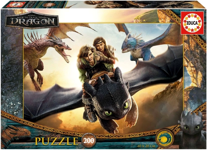 Puzzle Educa Dragon Trainer 200 pezzi