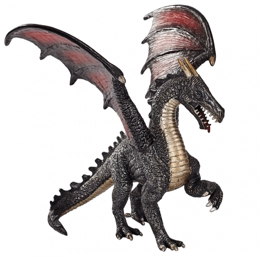 mojo drago d’acciaio – statuetta da collezione dettagliata