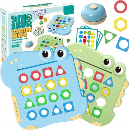 Gioco Montessori dinosauro – abbinamento di forme WOOPIE