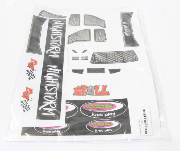 Set di decalcomanie Jamara Skull/Nightstorm - 1 pezzo