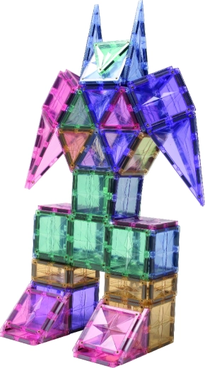 Cleverclixx costruzioni magnetiche Creative Pack Pastel (125 pz)