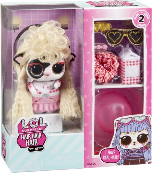 L.O.L. Surprise! Hair Hair Hair Pets serie 2 – animaletto con veri capelli