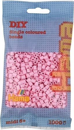 Perline da stirare Hama MIDI rosa pastello 5 mm 1000 pz