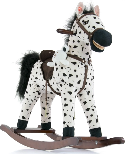 Milly Mally cavallo a dondolo Mustang black dot