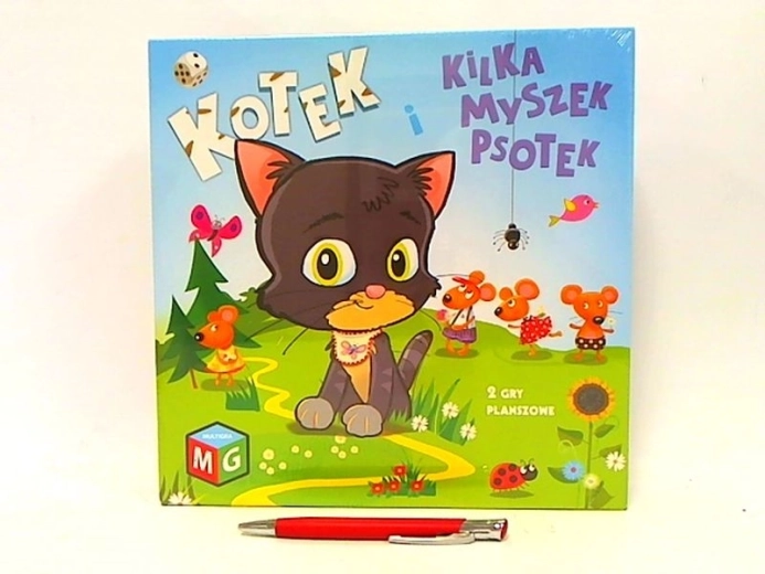 Psotek: gattina e un paio di topolini – set di 2 giochi da tavolo per bambini