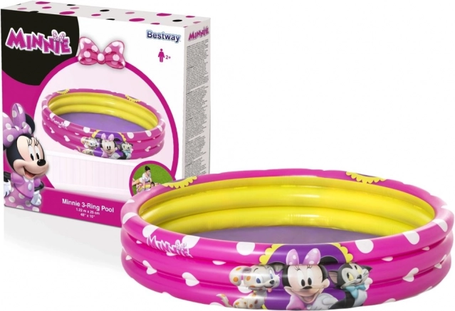 Piscina gonfiabile per bambini Minnie Mouse 122 x 25 cm Bestway 91079